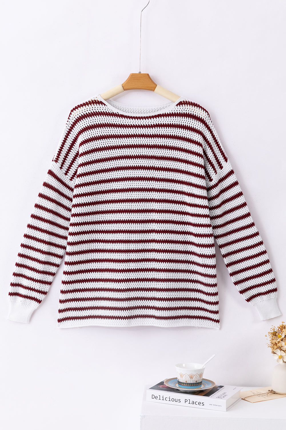 Aadhya Knit Hem Baggy Sweater