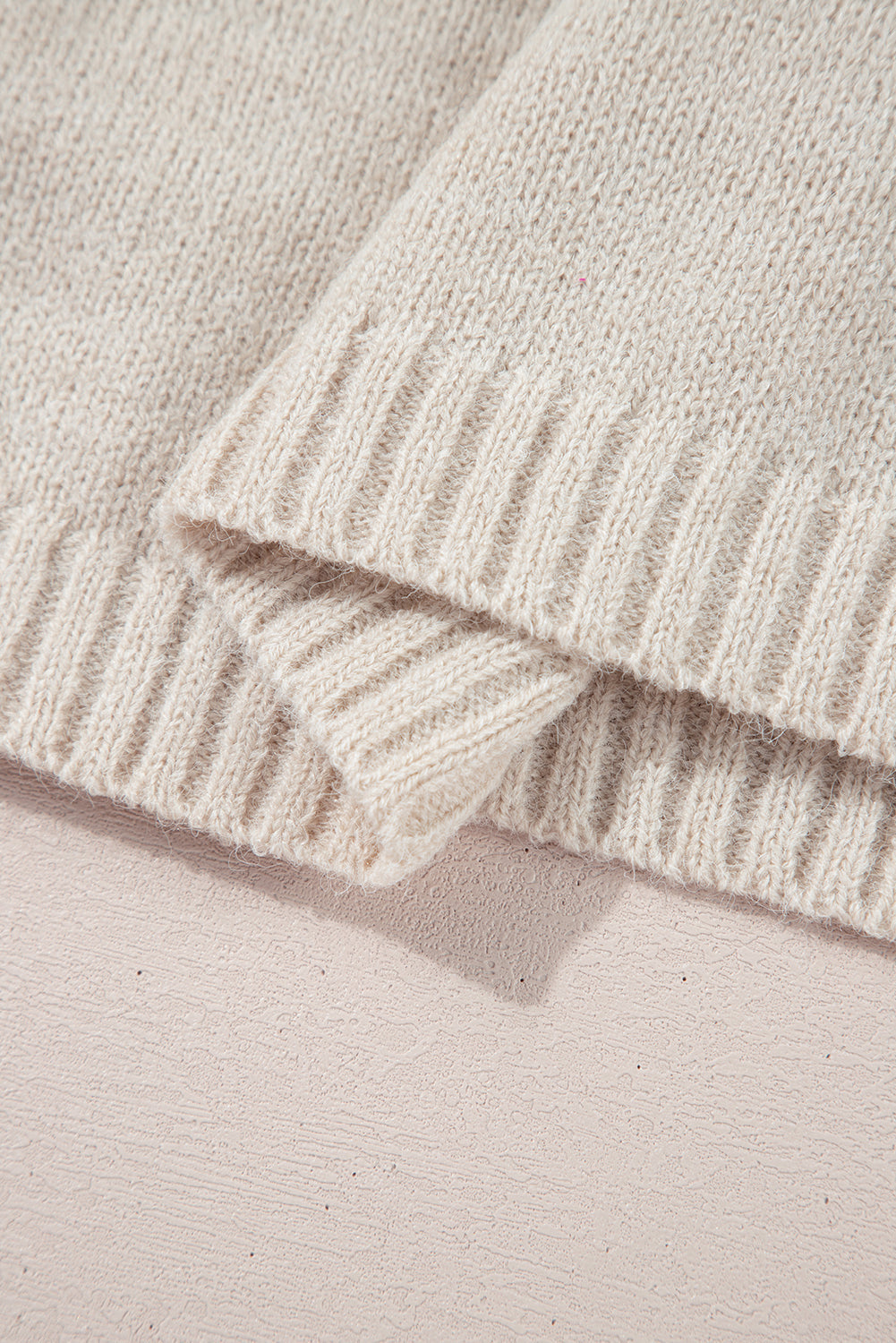 Mila Beaded High Bodycon Sweater