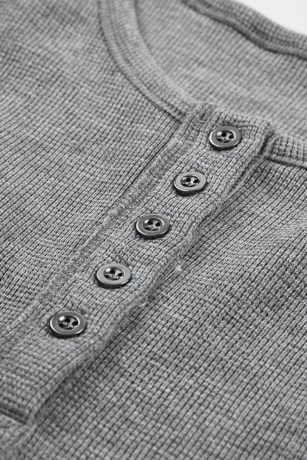 Harper Waffle Knit Henley Top