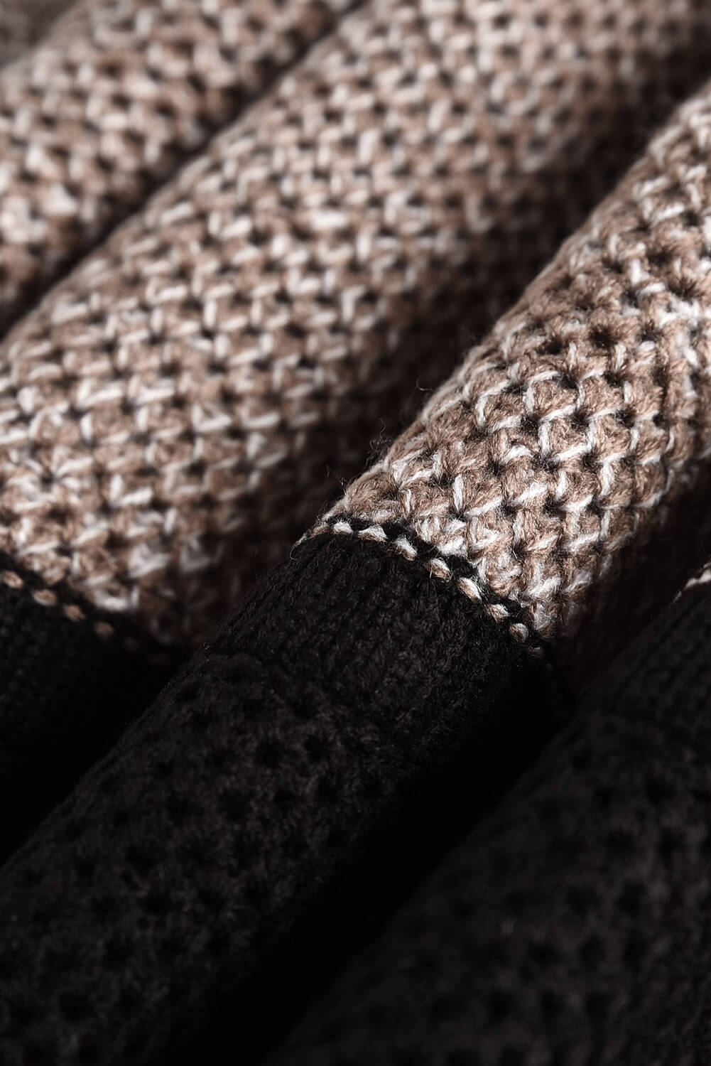 Elizabeth Netted Texture Pullover Sweater