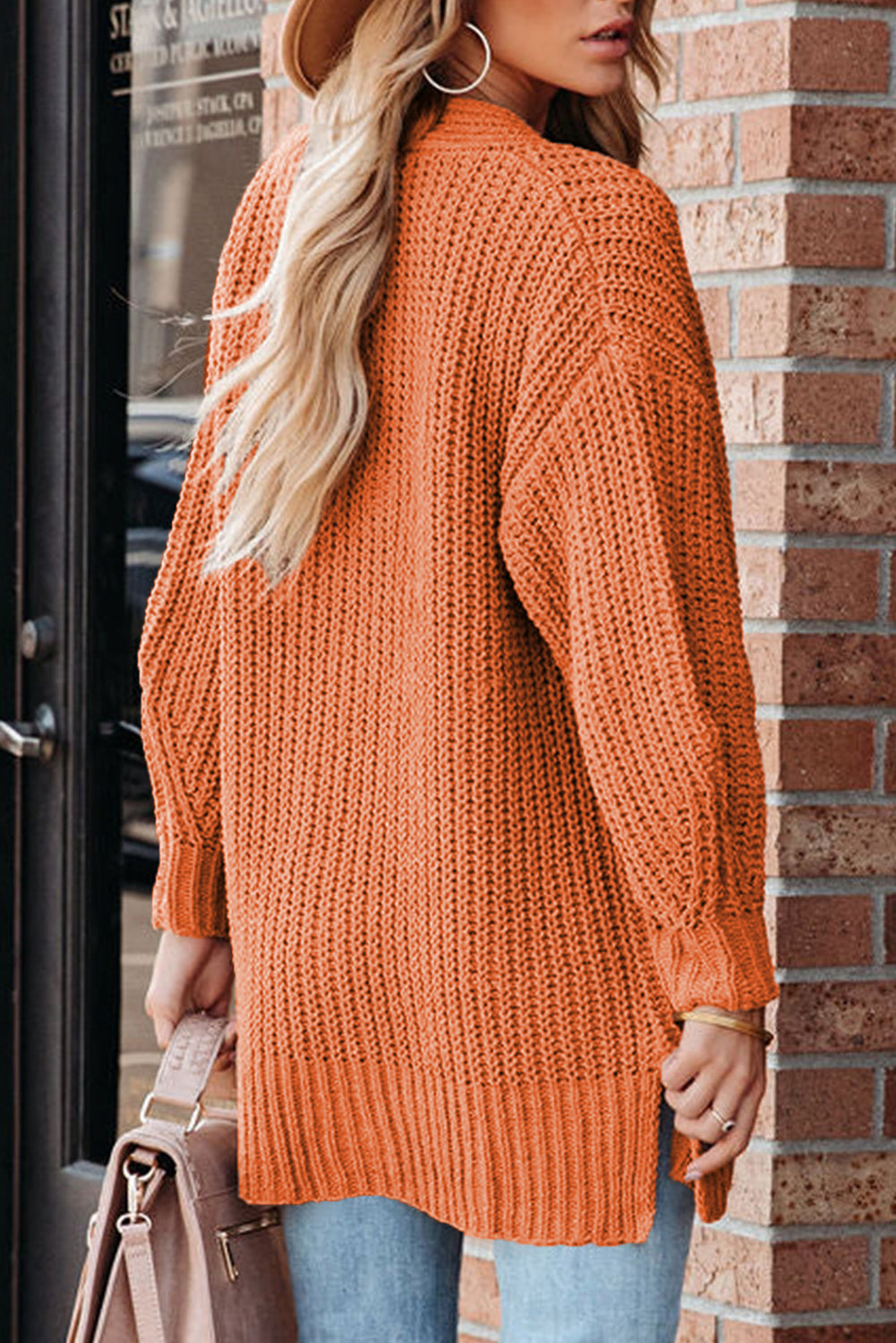 Rachel Front Chunky Cardigan Sweater