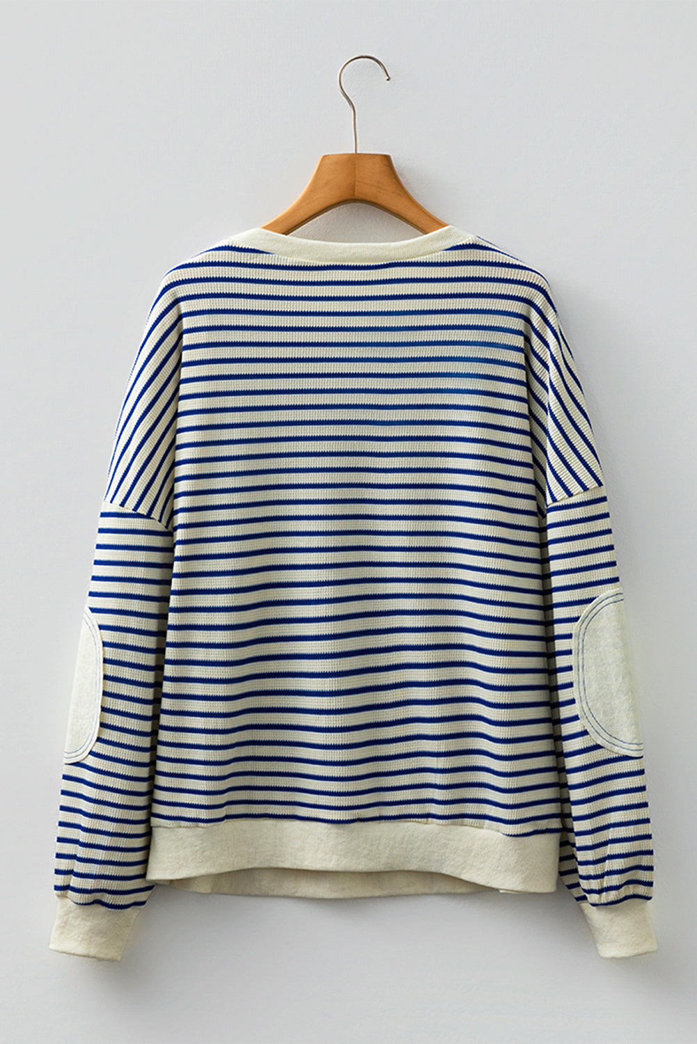 Emily Patched Drop Shoulder Sweatshirt
