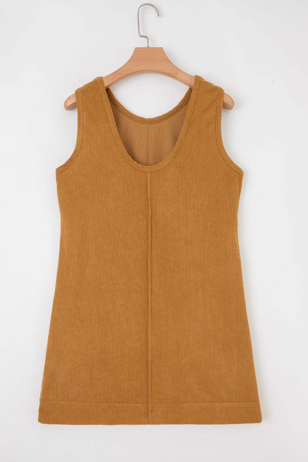 Emapia Corduroy Sleeveless Mini Dress