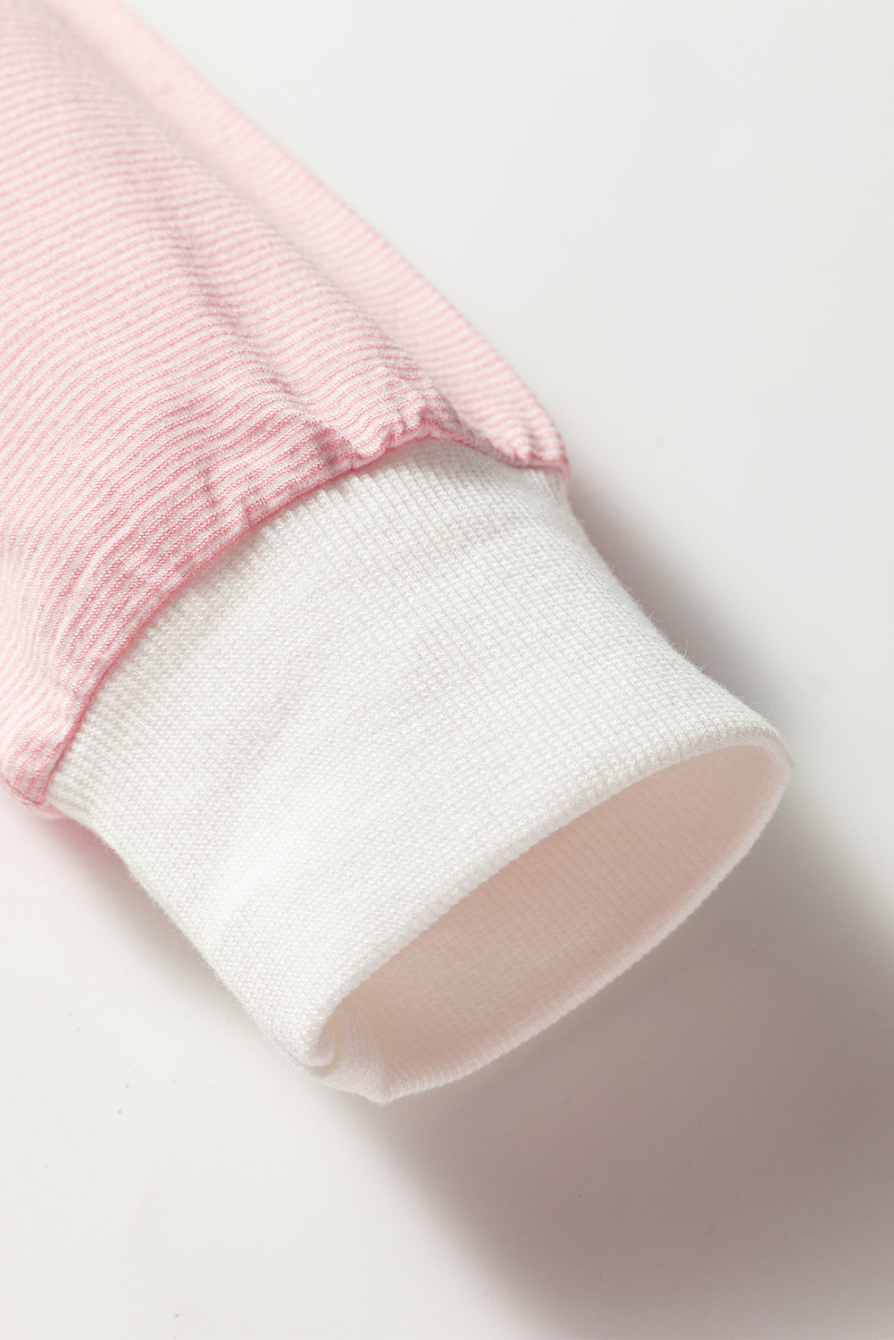 Skyler Contrast Edge Patchwork Long Sleeve Top