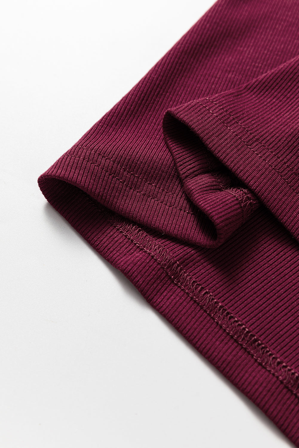 Bellamy Ribbed Body Patchwork Long Sleeve Top