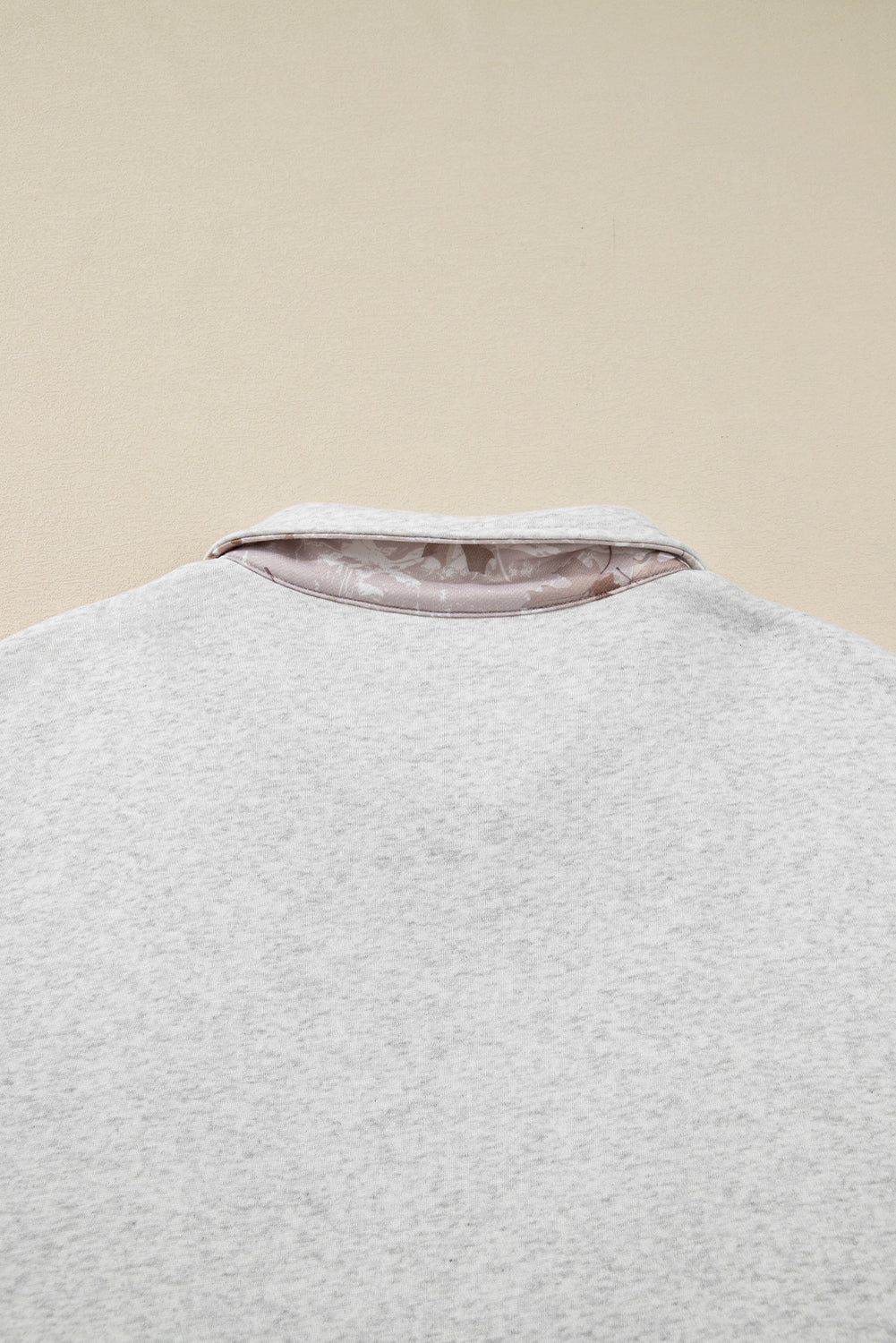 Olivia Patchwork Zipped Collar Pullover