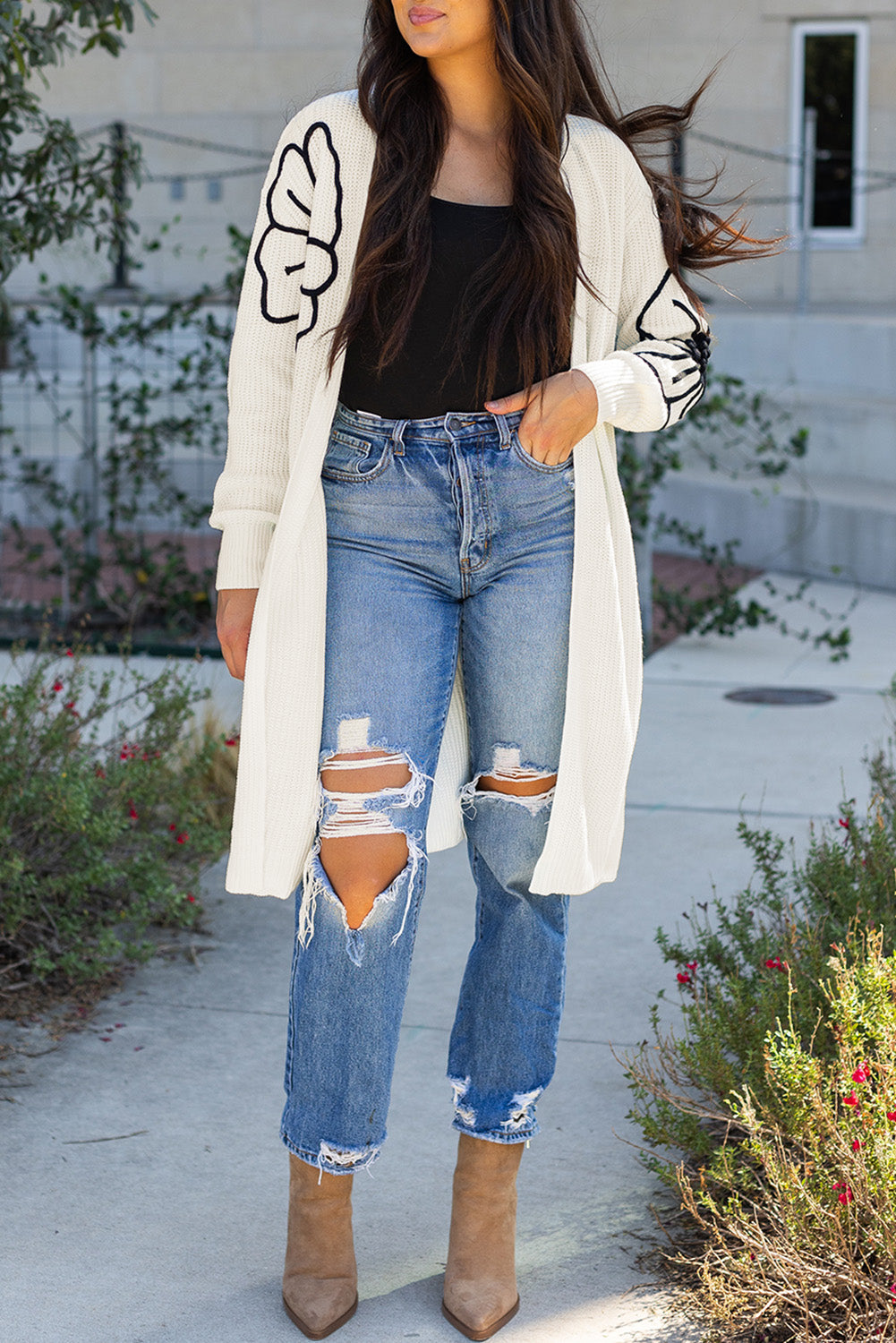 Trinity Open Front Duster Cardigan