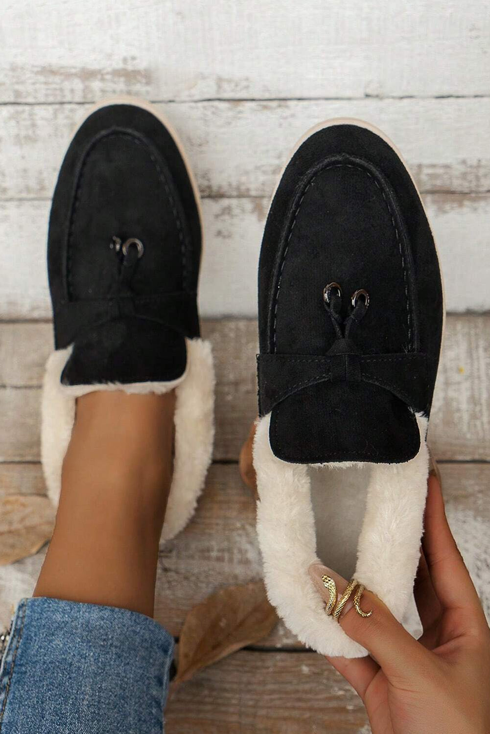 Nyla Furry Lined Slippers