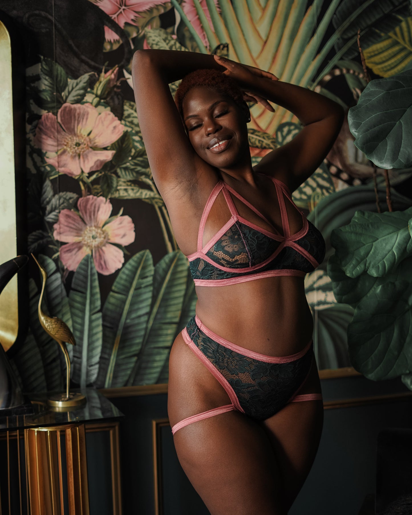 Triangle Cut Out Bralette