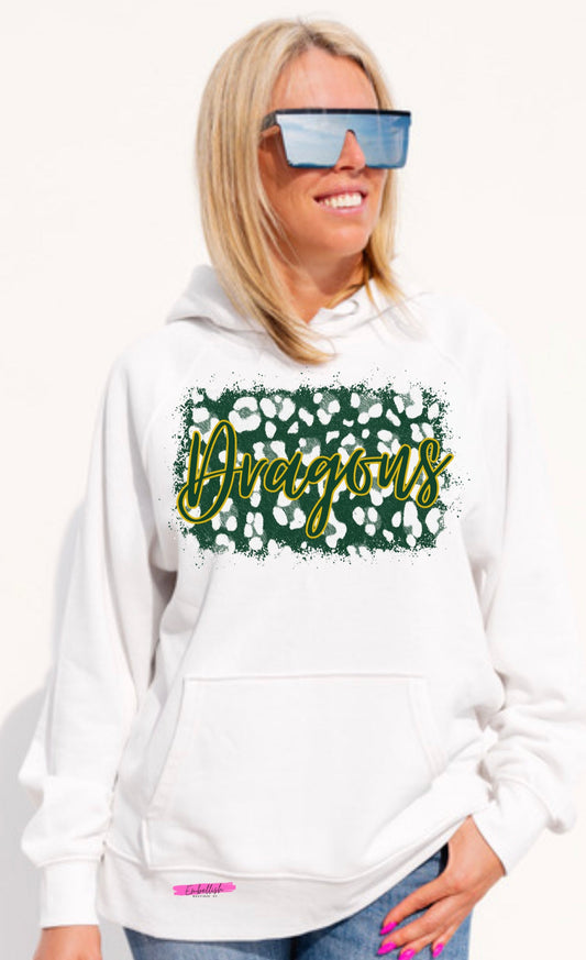 Faux Bleach Leopard - Dragons (Green Leopard)