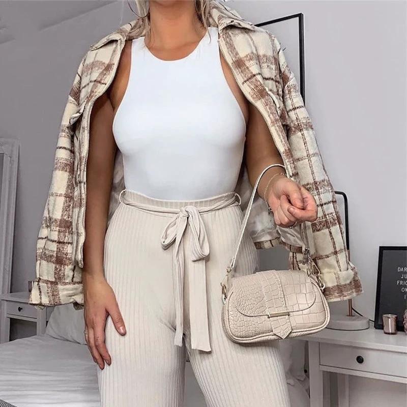 Sexy Slim Fit Bodysuit Top for Women