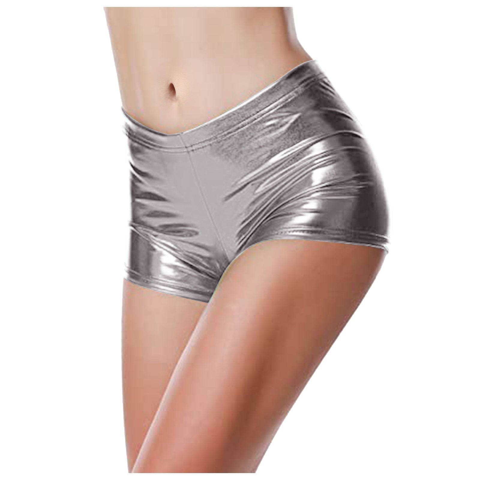 Metallic Coated Fabric Shorts – Stage Wear
