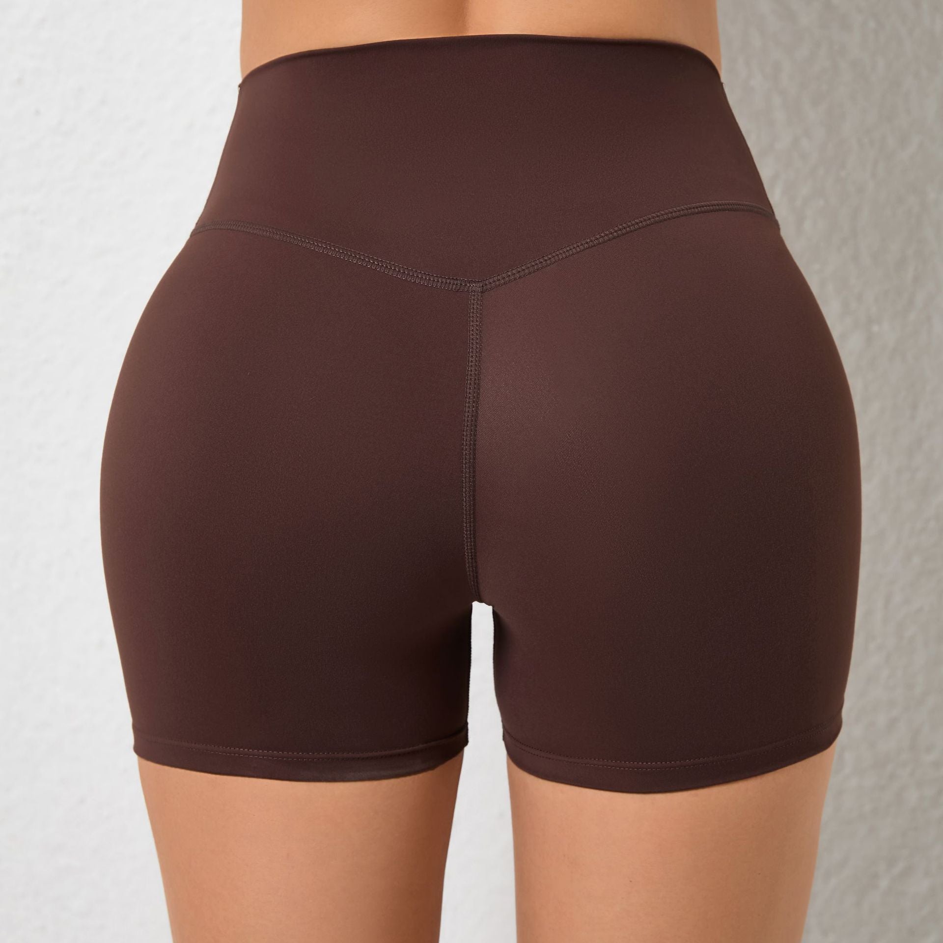 Peach Hip Raise High Waist Seamless Yoga Shorts