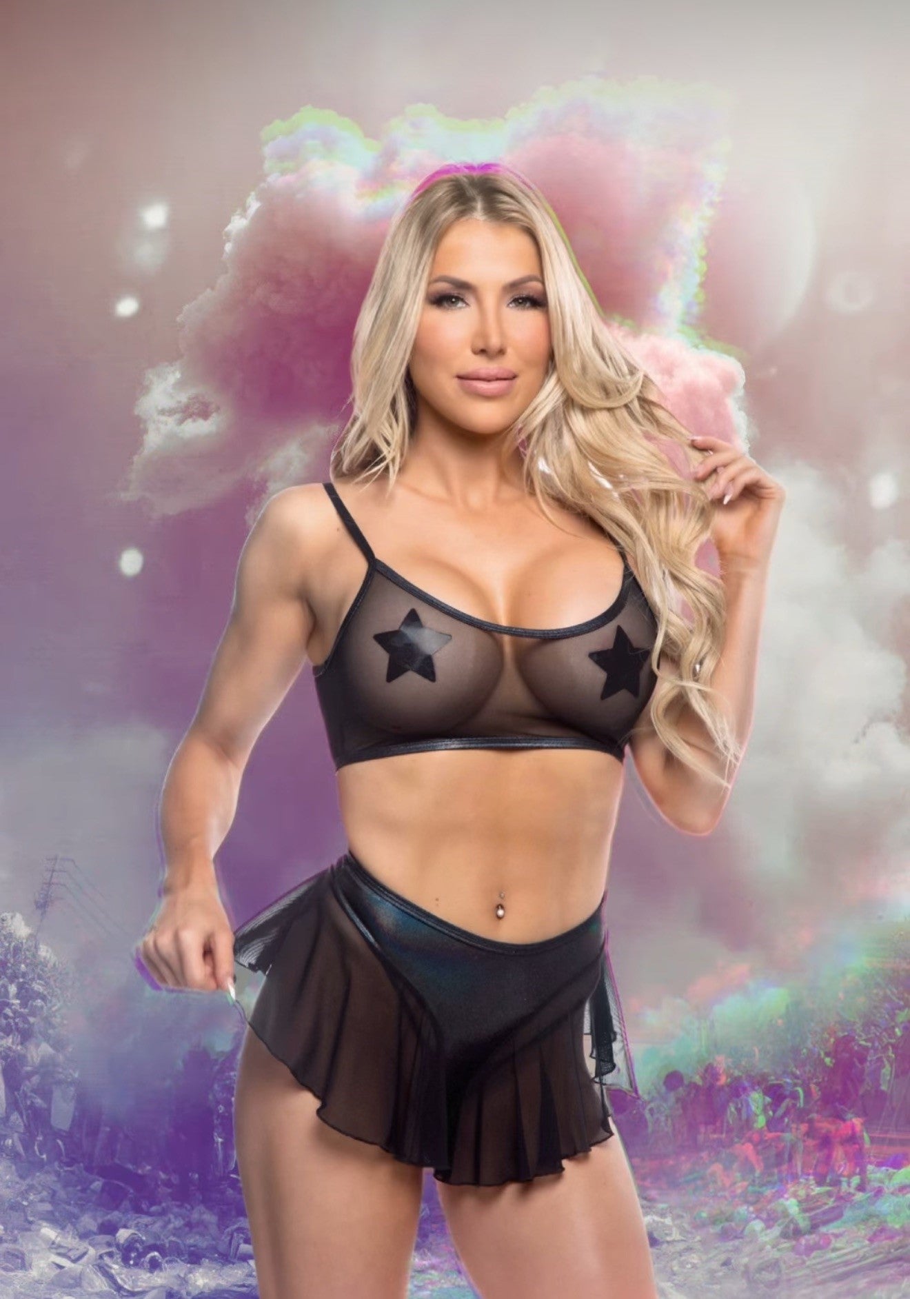 Mesh/Fishnet Tank Top