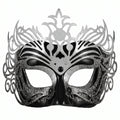 Black Silver Masquerade Mask: Midnight Elegance