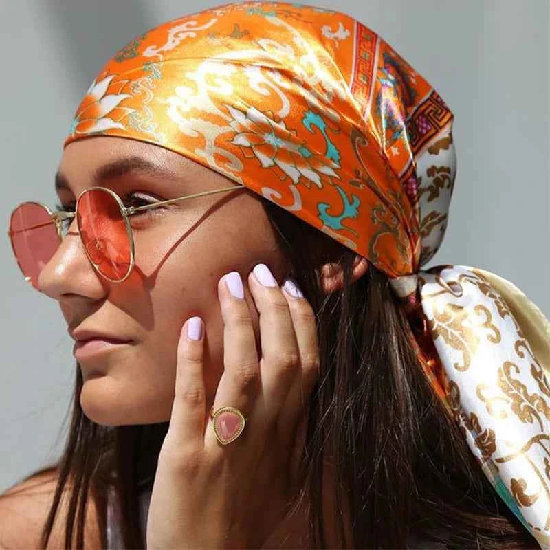 Beach Head Scarf – Women's Printed Polyester Wrap