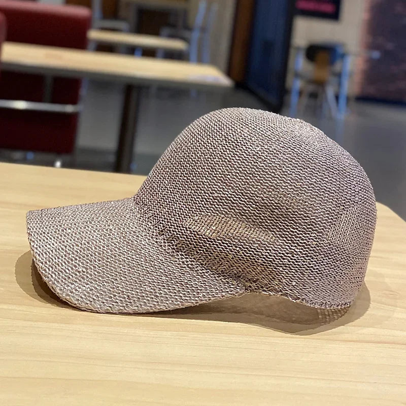 Mesh Summer Baseball Beach Hat – Breathable Lightweight Cap for Beach, Sports & Casual Outdoor Wear