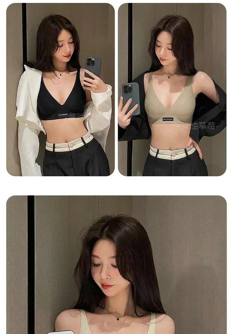 MOYISU Wireless Push-Up Bra – 3/4 Cup Soft Support