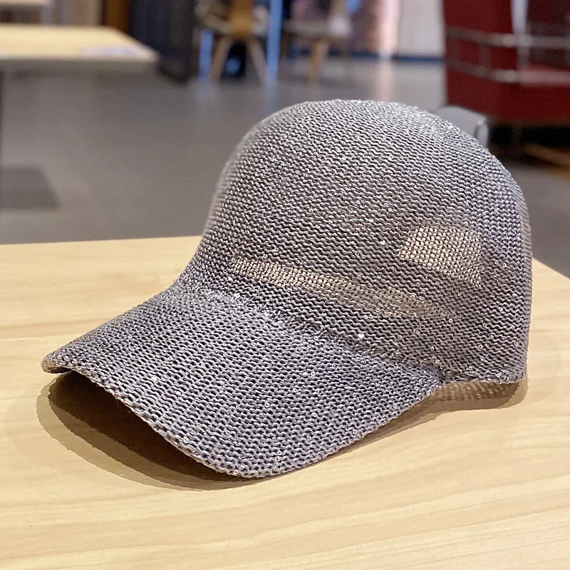 Mesh Summer Baseball Beach Hat – Breathable Lightweight Cap for Beach, Sports & Casual Outdoor Wear