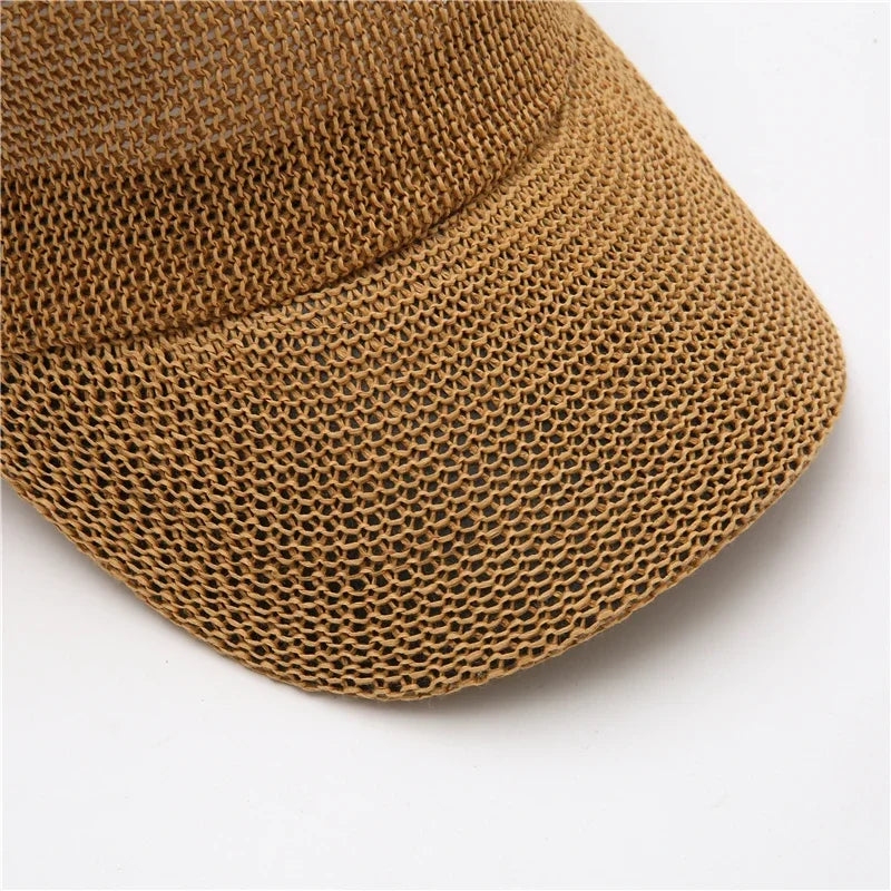 Mesh Summer Baseball Beach Hat – Breathable Lightweight Cap for Beach, Sports & Casual Outdoor Wear