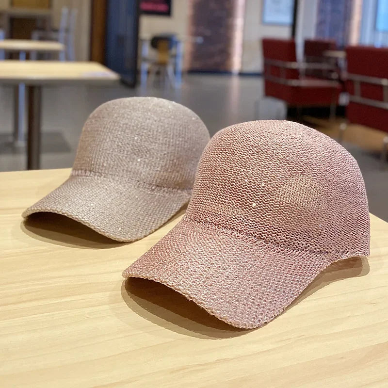 Mesh Summer Baseball Beach Hat – Breathable Lightweight Cap for Beach, Sports & Casual Outdoor Wear