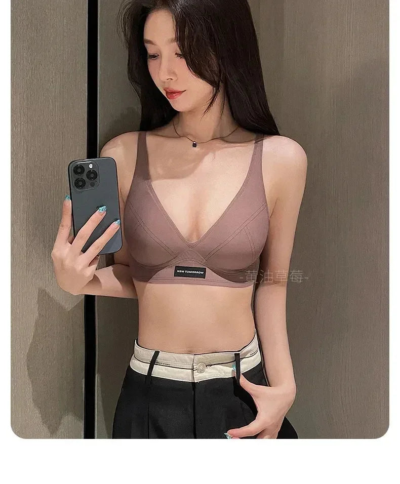MOYISU Wireless Push-Up Bra – 3/4 Cup Soft Support