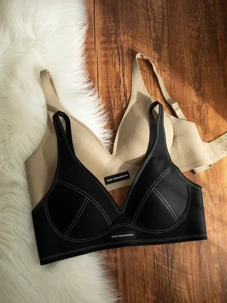 MOYISU Wireless Push-Up Bra – 3/4 Cup Soft Support