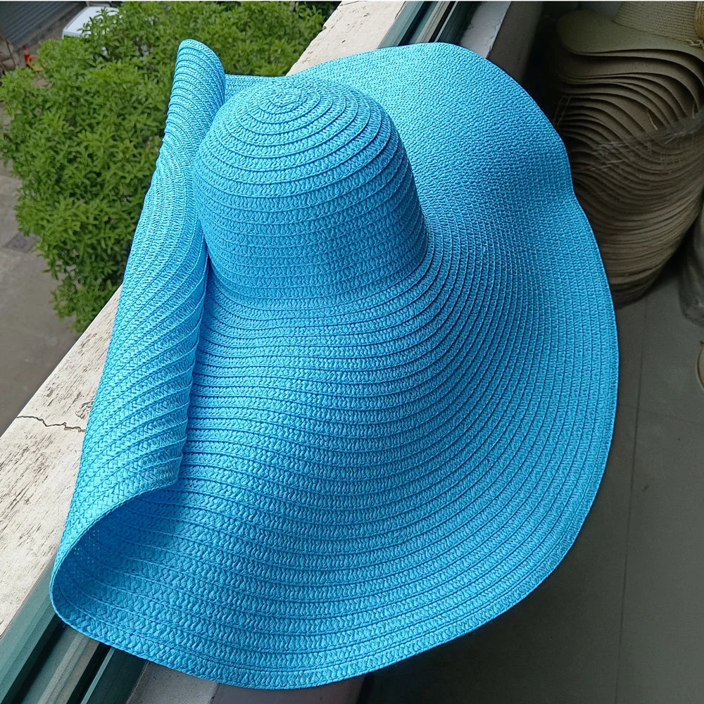 Designer Empty Top Visor Hat for Women – Chic Open Crown Sun Visor for Beach, Golf & Summer Outings