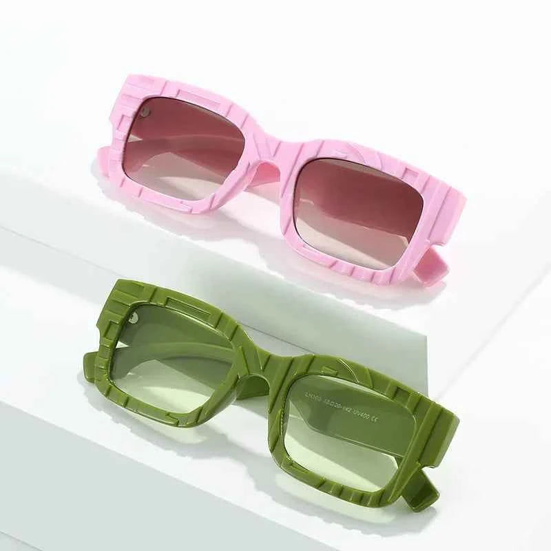 Luxury Brand Designer Square Sunglasses