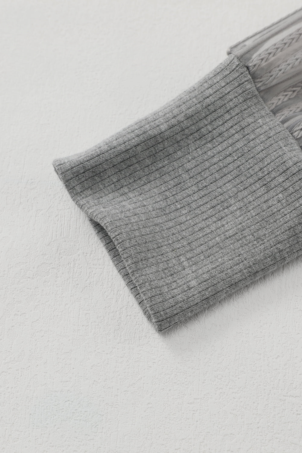 Elizabeth Crewneck Ribbed top Long Sleeve Top