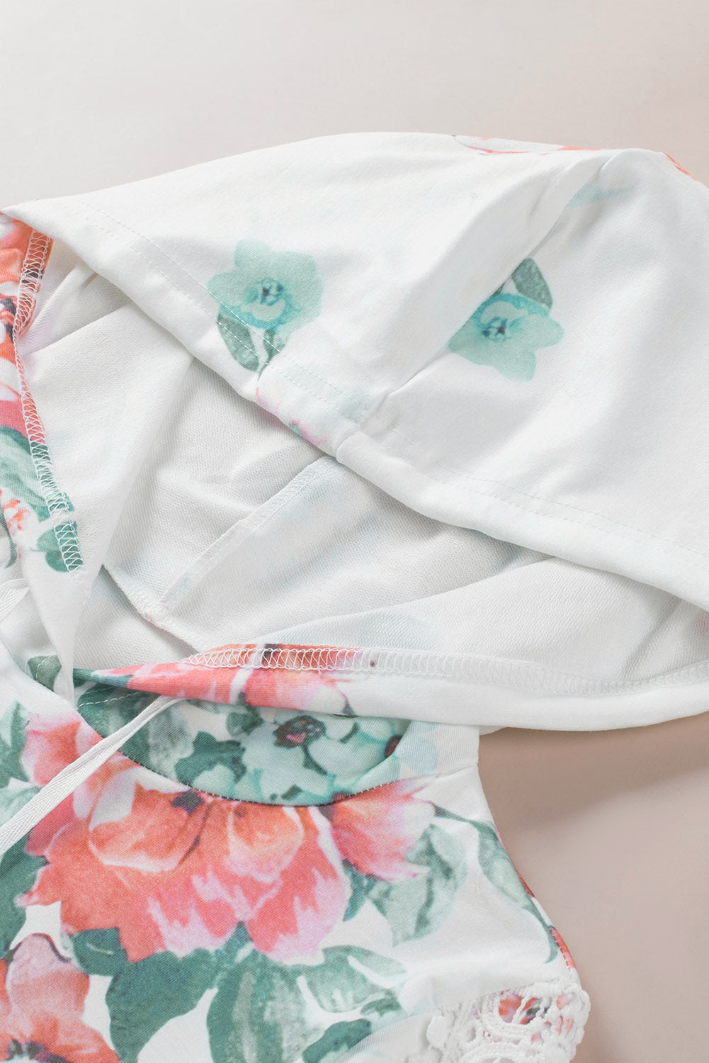 Emilie Contrast Long Sleeve Hoodie