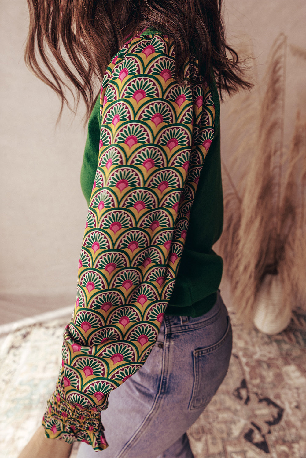 Amari Cuff Puff Sleeve Sweater