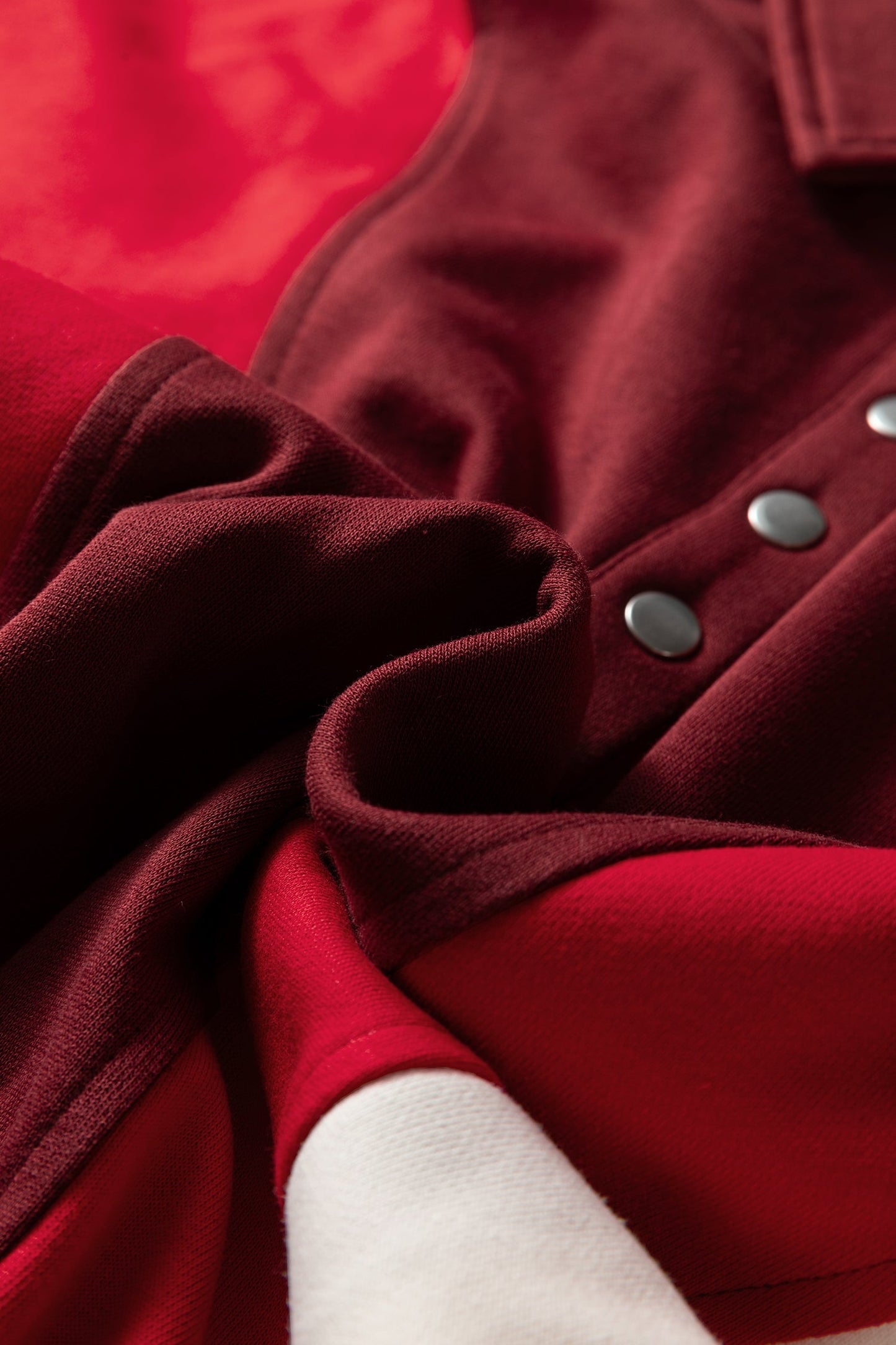 Whitley Patchwork Snap Oversize Hoodie