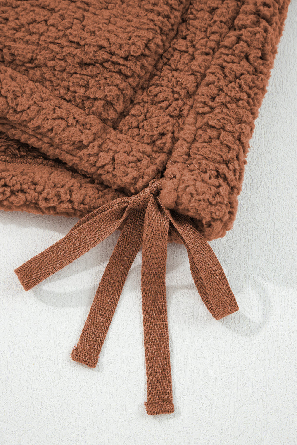 Evelyn Knot Side Plush Vest