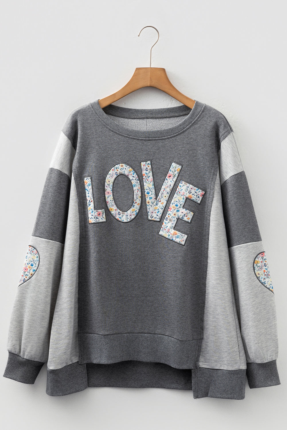 Payton Uneven Hem Chic Sweatshirt