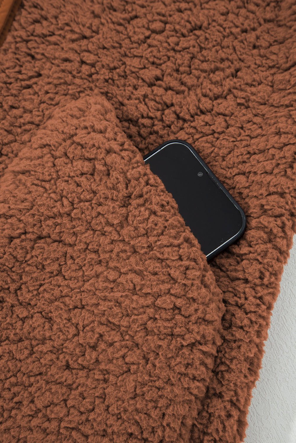 Evelyn Knot Side Plush Vest