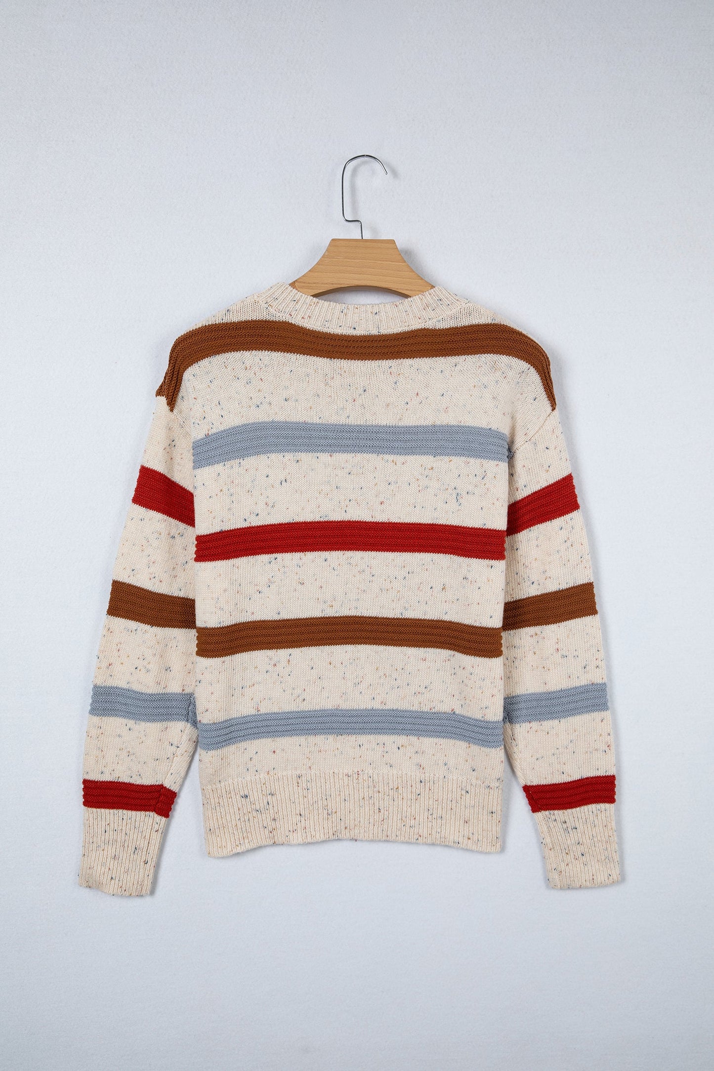 Vivienne Shoulder Heathered Knit Sweater