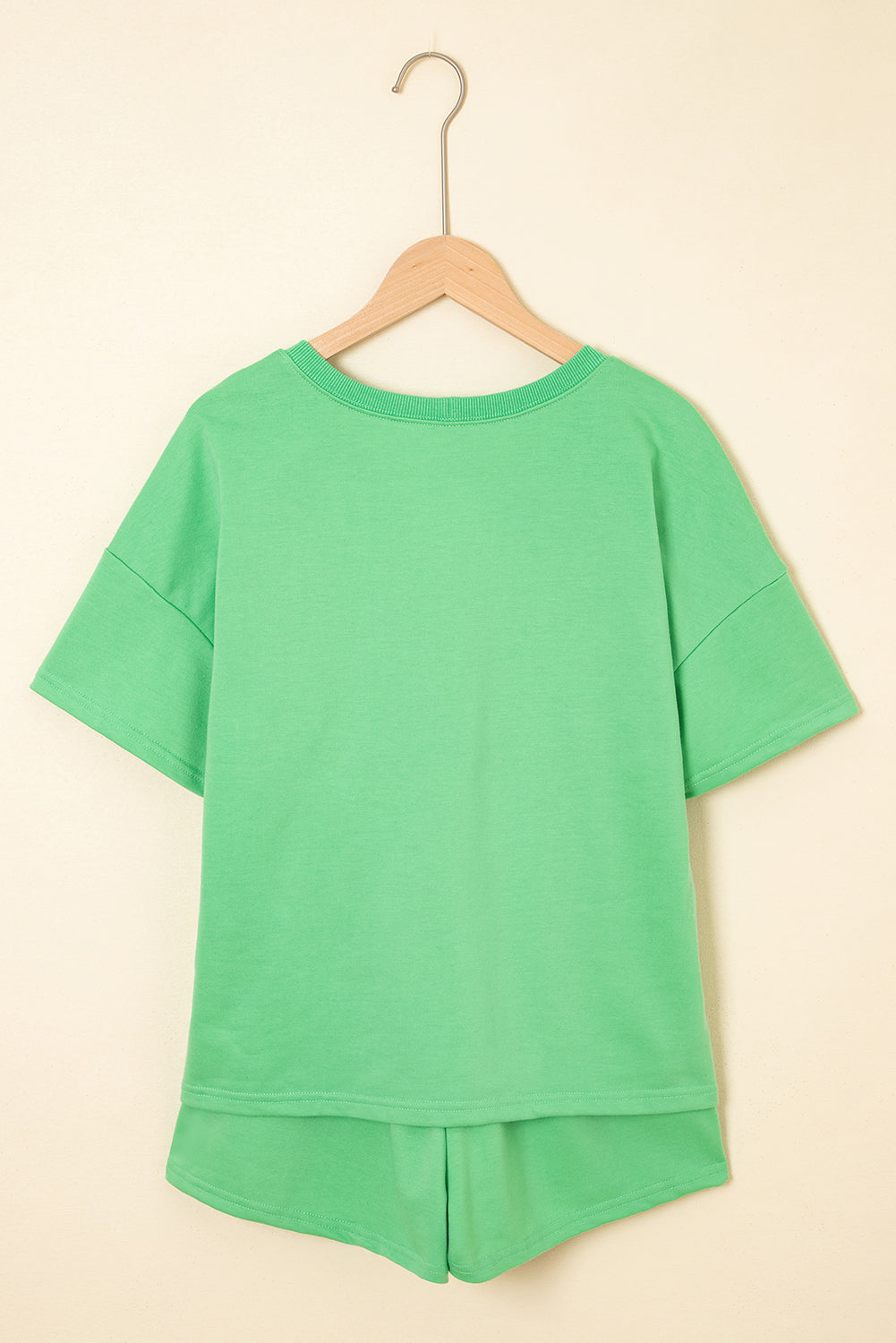 Avery Top and Patchwork Drawstring Shorts Set