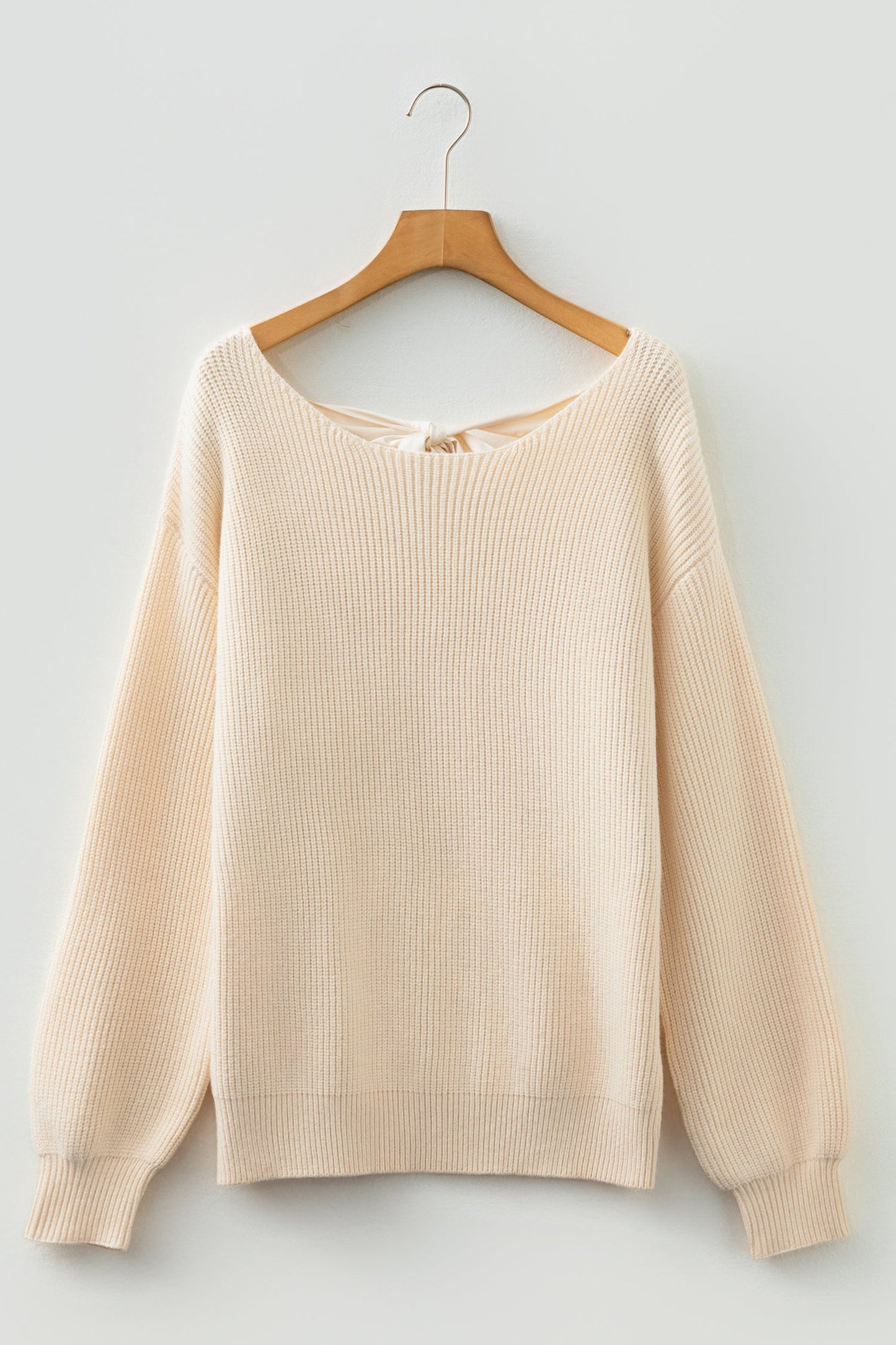 Rosalina Backless Drop Shoulder Sweater