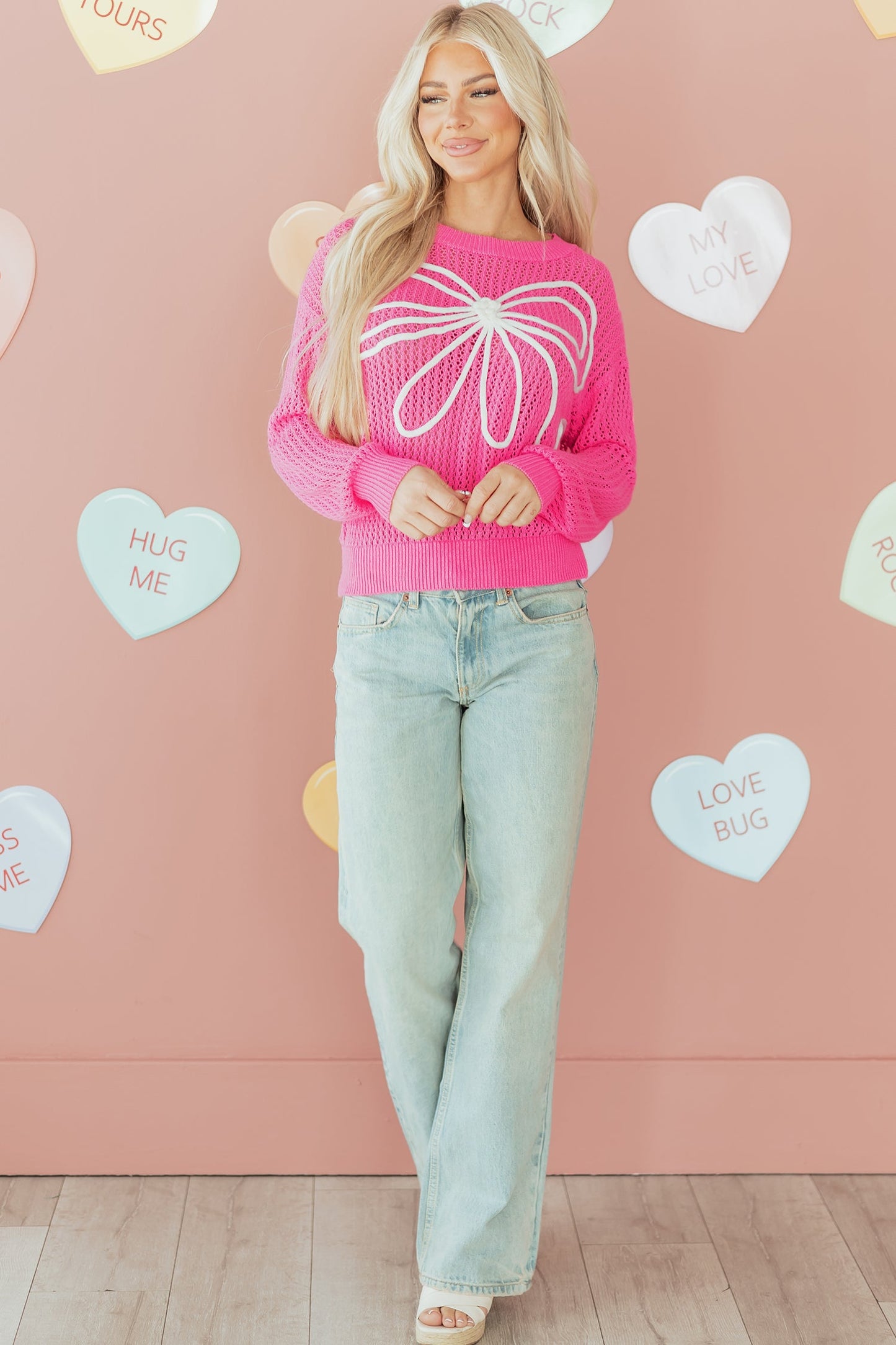 Giselle Knitted Drop Shoulder Sweater