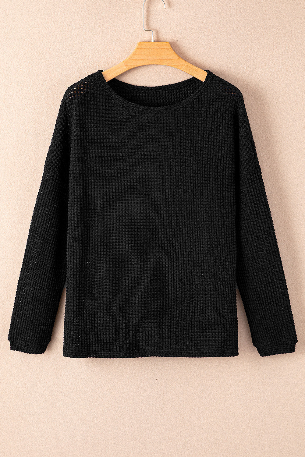 Avery Knit Drop Shoulder Long Sleeve Top