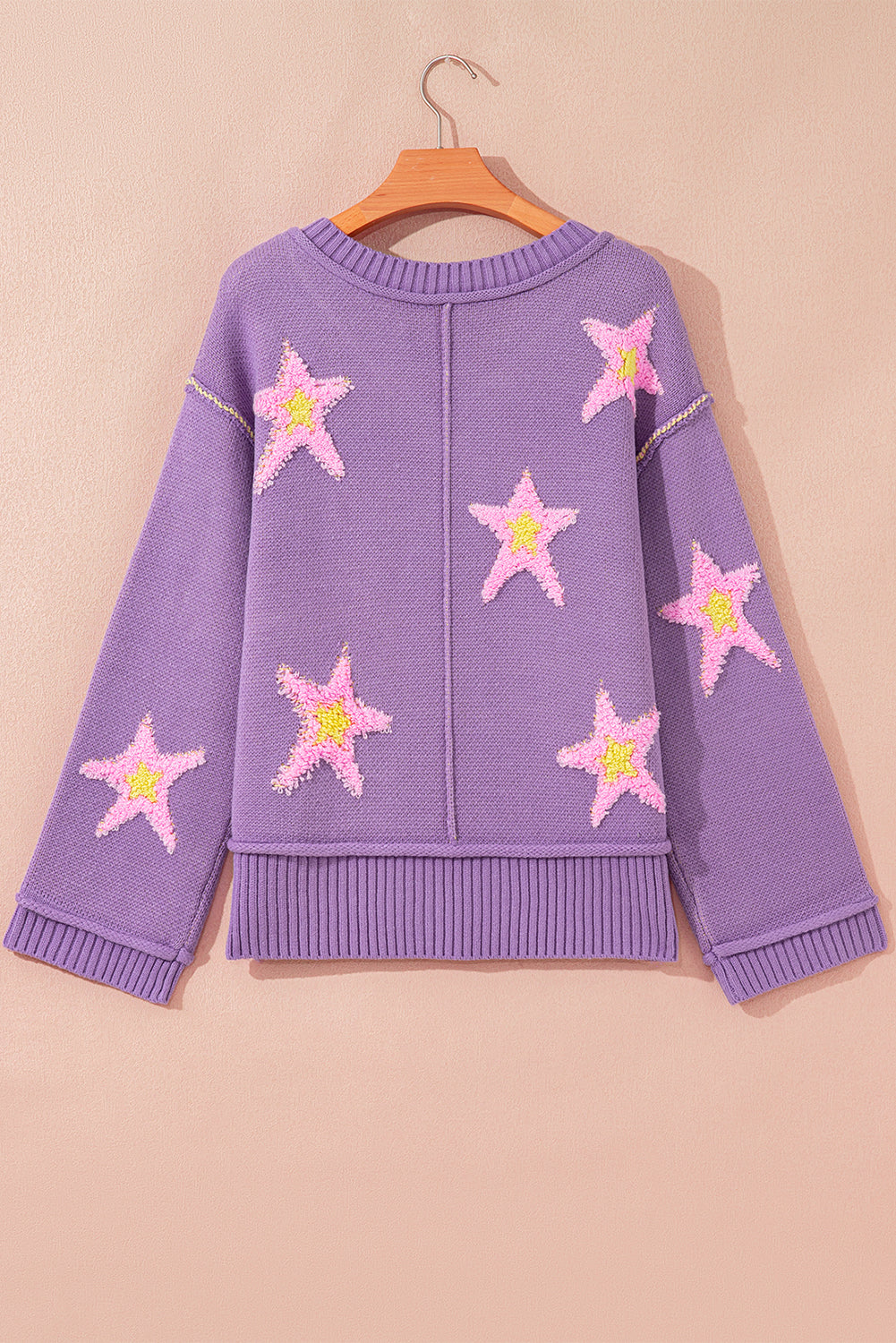Aubrey Brushed Star Oversize Sweater