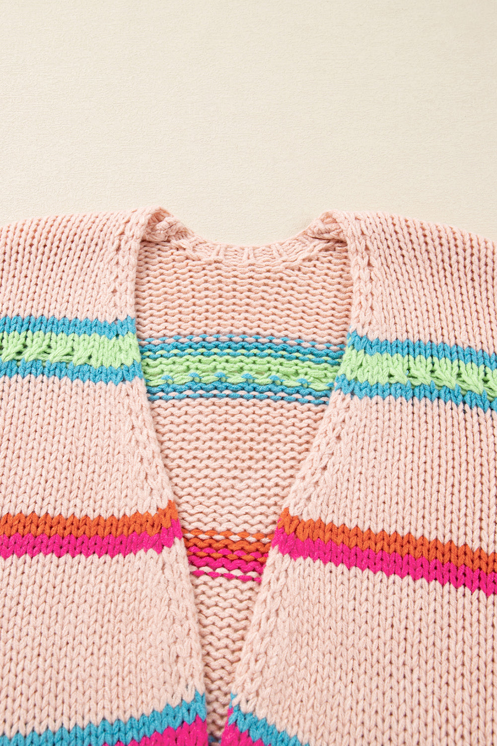 Chiola Pattern Knit Oversize Cardigan