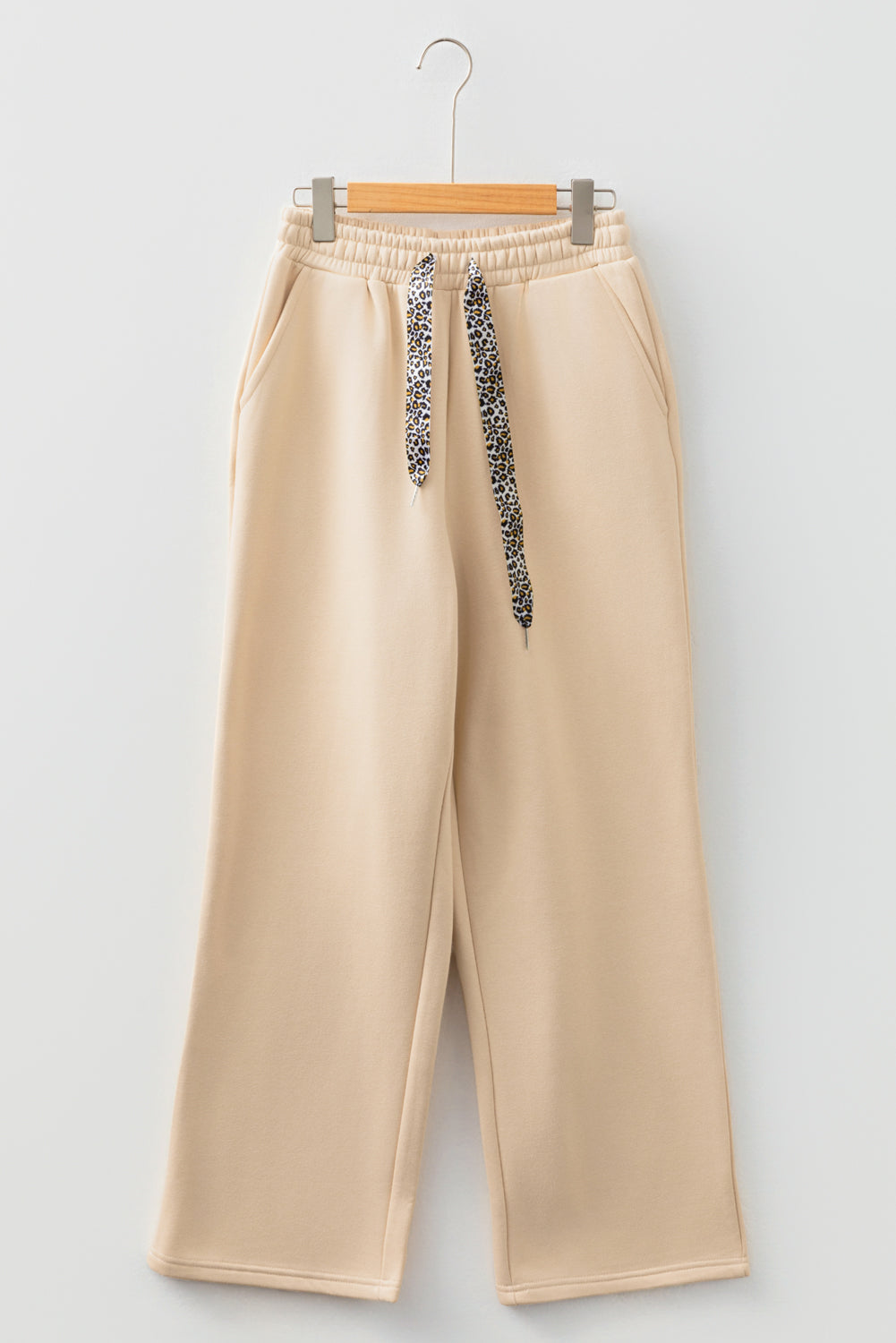 Hailey Elastic Waist Solid Pants