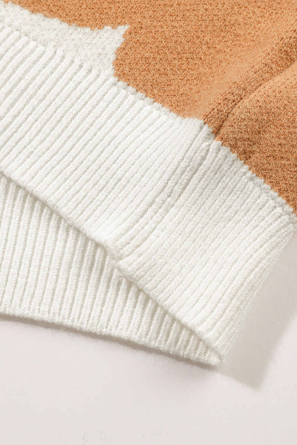 Abigail Pattern Drop Shoulder Sweater