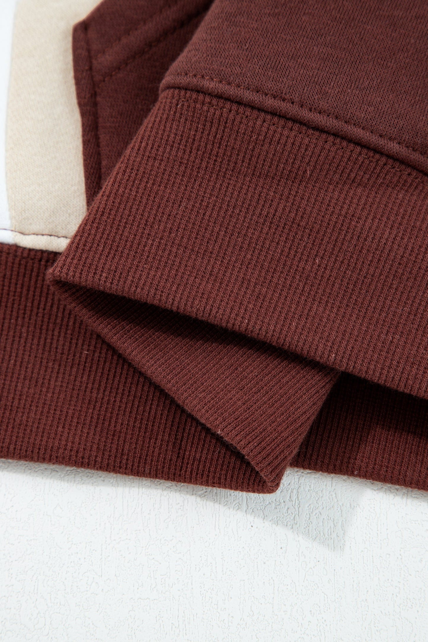 Ariyah Patchwork athleisure Hooded Sweatshirt