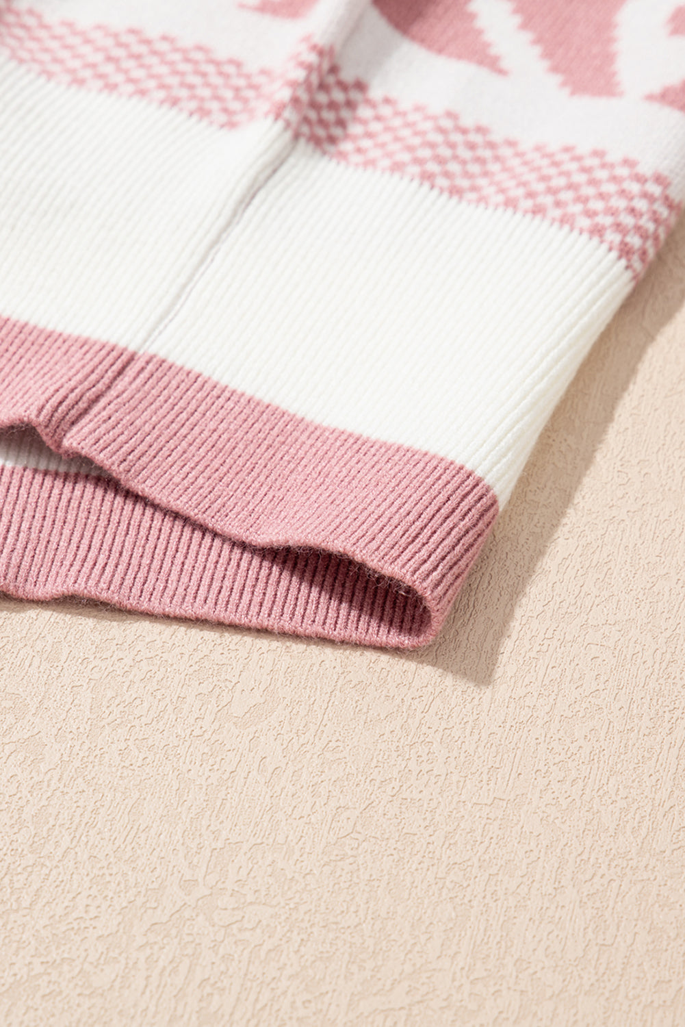 Alexandra abstract Print Pullover Sweater