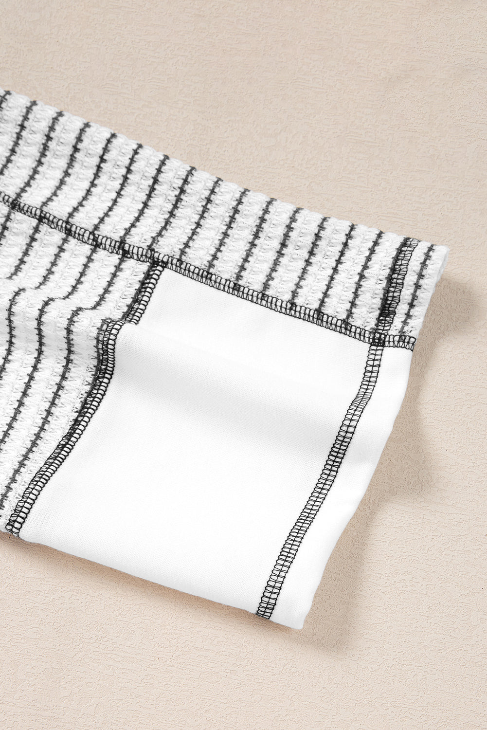 Alaia Sleeve Raglan Patchwork Top