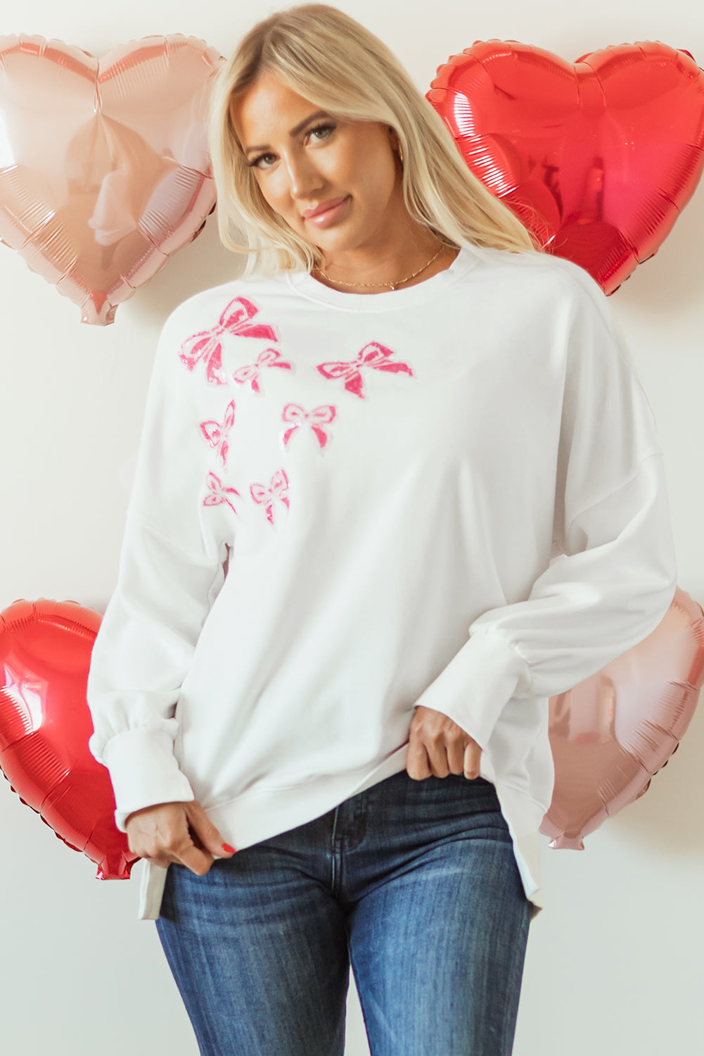 Vada High Low Oversize Sweatshirt