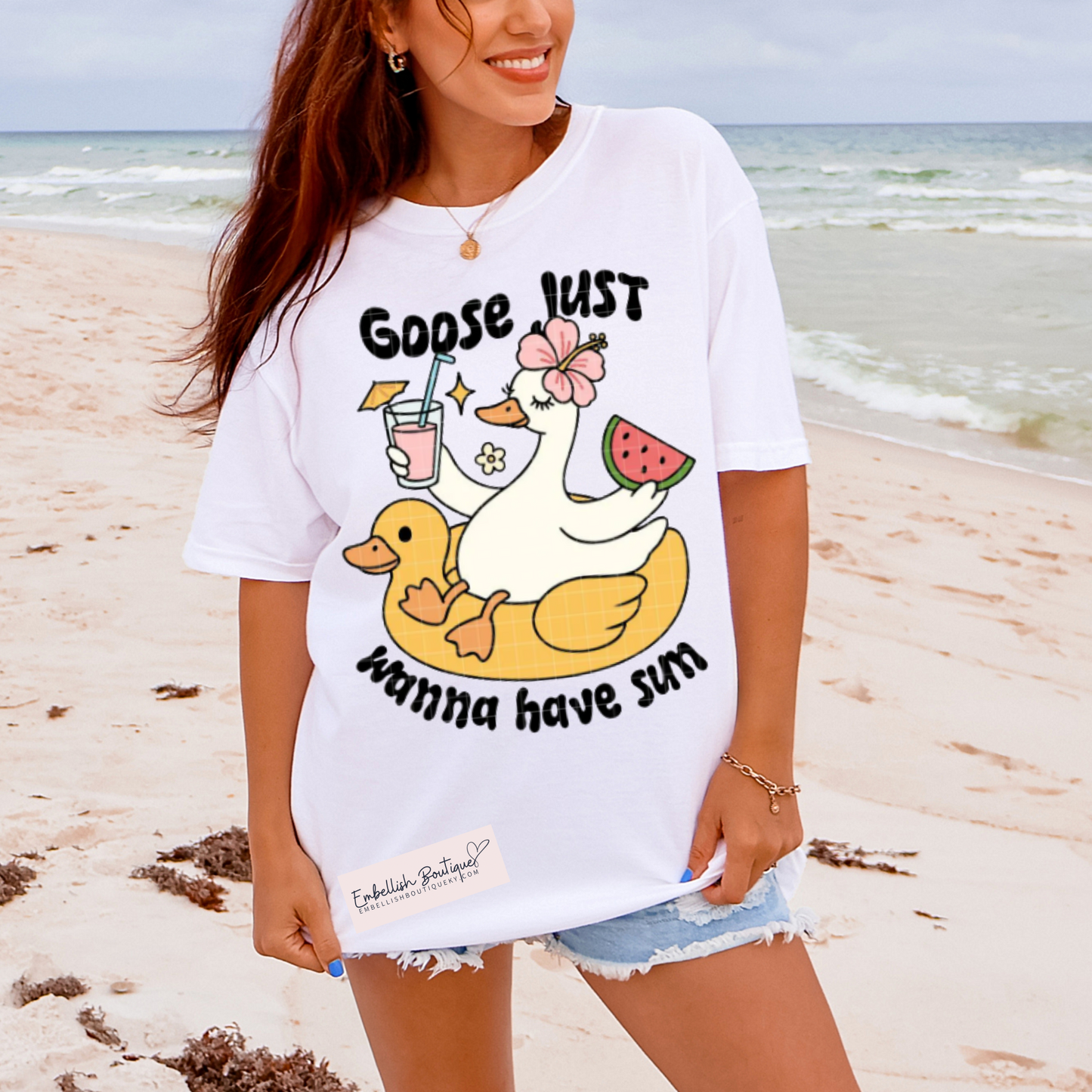 Goose Just Wanna Have Sun - short sleeve tee shirt